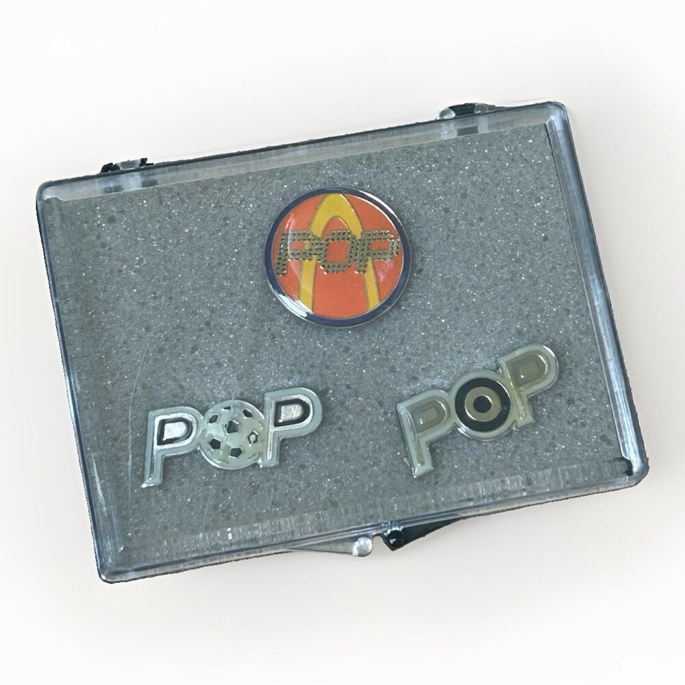 U2 POP Mart Tour Pins 1997 Set Of 3 U2 Tour memorabilia Vintage MINT